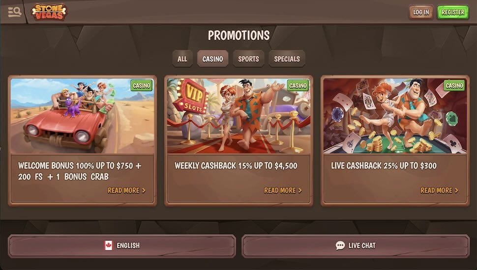 Gambling review site - Stonevegas Casino